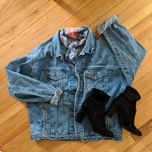 Vintage oversized denim jacket